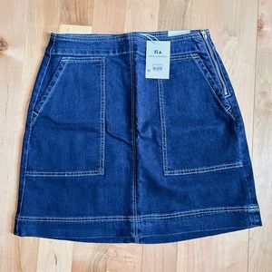 Free Assembly Denim Mini Skirt